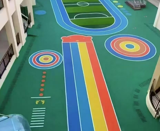 三沙市幼儿园塑胶跑道硅pu球场 - 厂家
